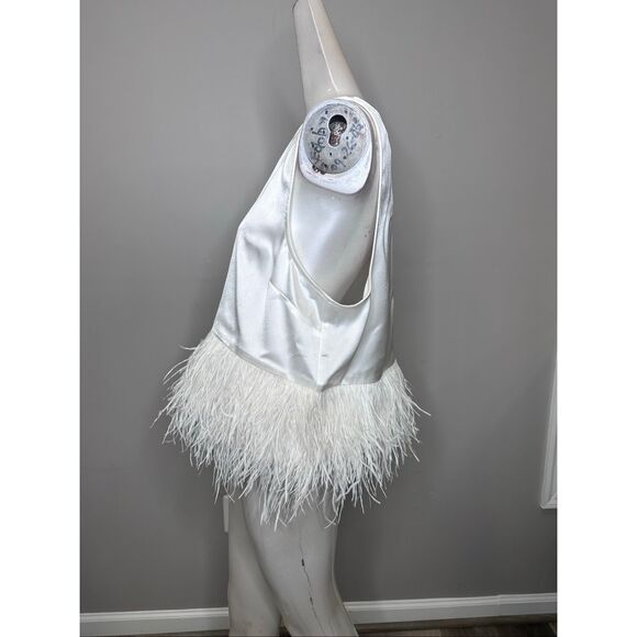 CINQ A SEPT SMOOTH SATIN CHARISSE TOP XL $425 - Picture 7 of 10